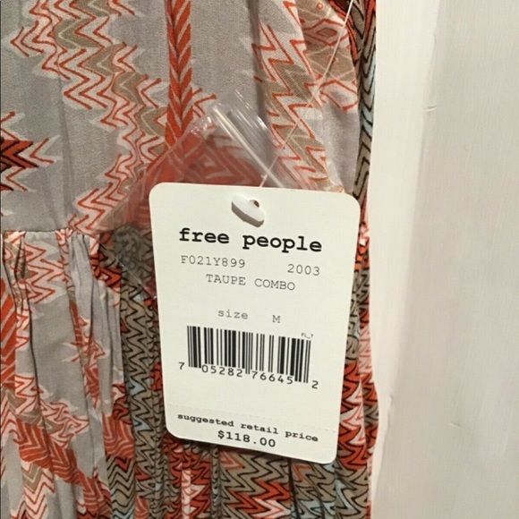 NWT Free people rayon gorgeous float mini dress tunic top M cotton slip - Picture 3 of 11